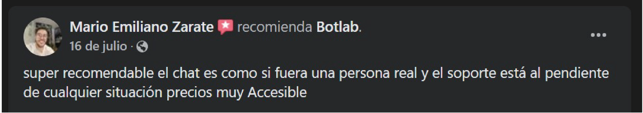 Testimonio de cliente 4